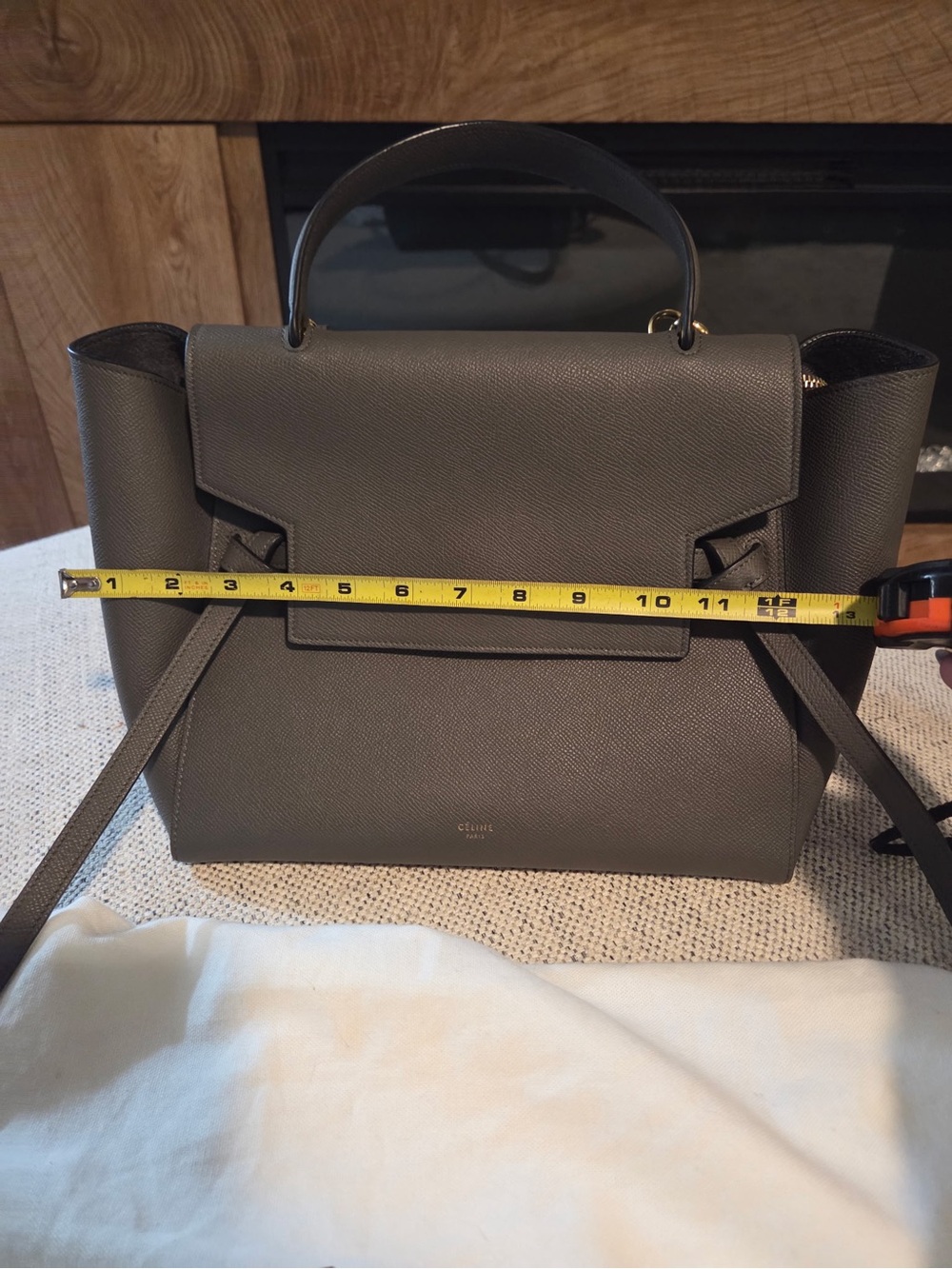 Celine leather mini belt bag gray - Picture 9 of 14